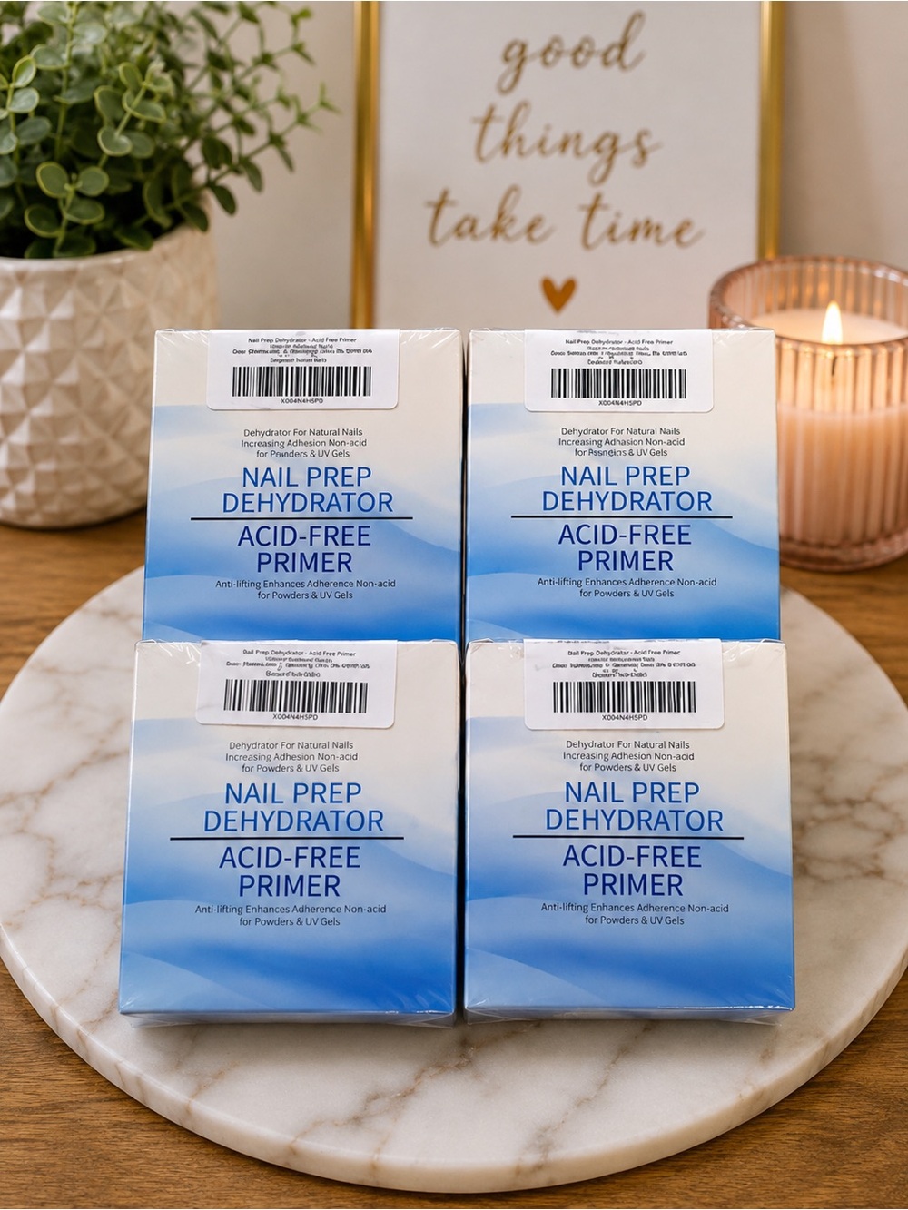 Acid-Free Nail Prep Dehydrator Primer — Lot of 4